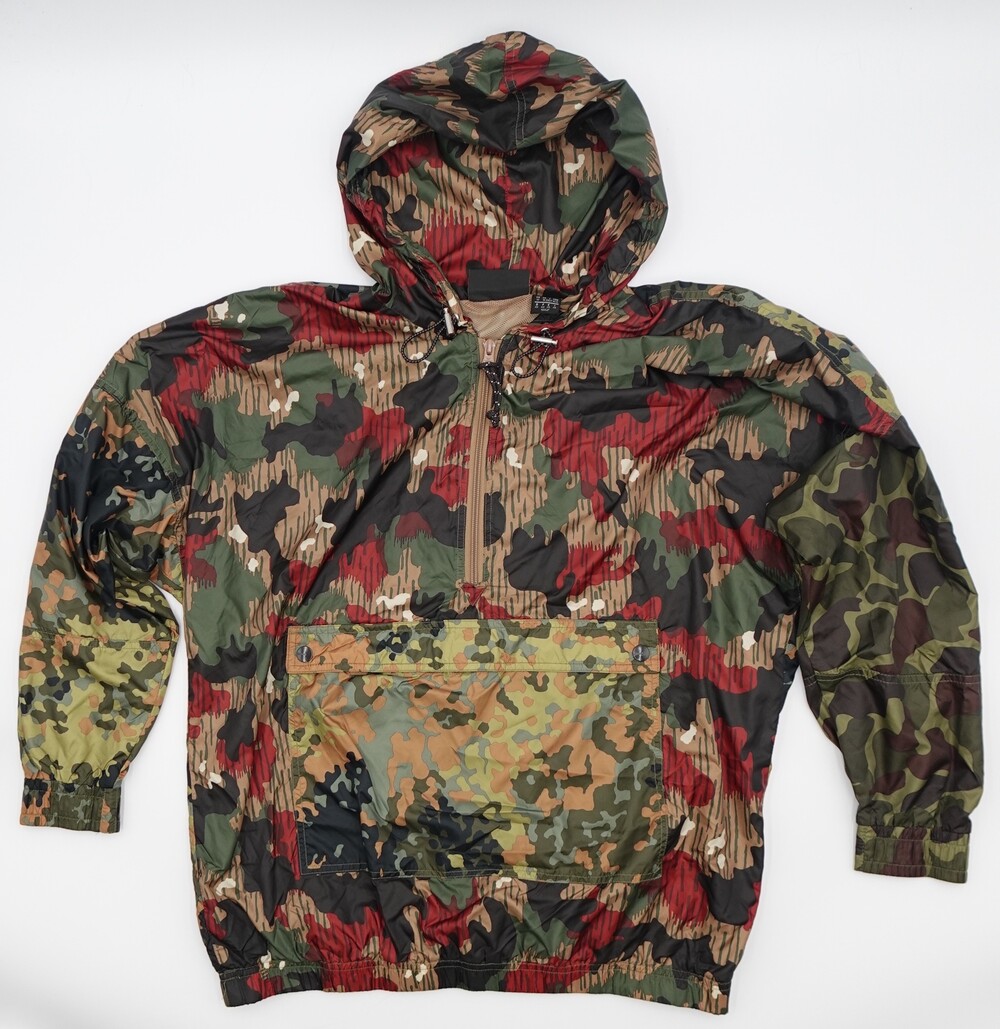 Adidas Pharrell Williams Medium Multicolor Camo Windbreaker Jacket